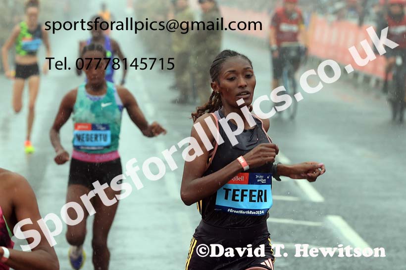 Women, 2024 AJ Bell Great North Run.  Photo: David T. Hewitson/Sports for All Pics